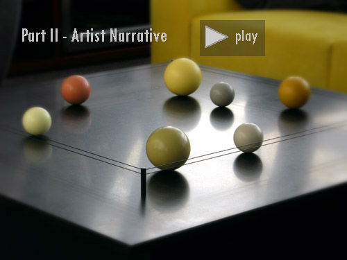 Kinetic interactive contemporary sculpture