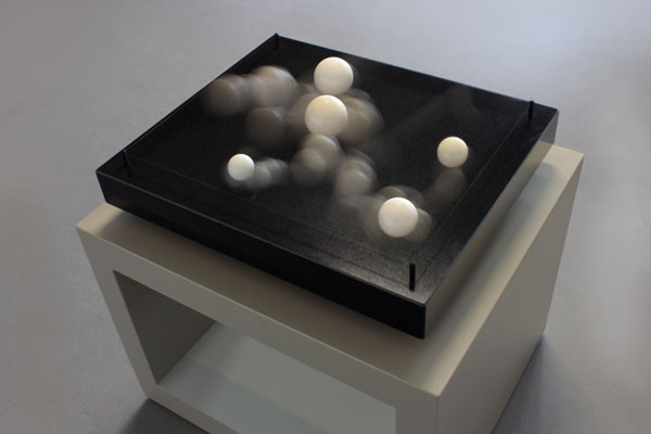 sound stimulated interactive sculpure - kinetic contemporary art